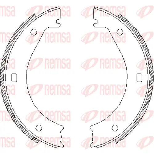 Cпирачна челюст, ръчна спирачка REMSA 4404.00