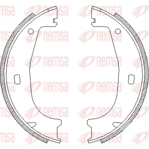 Cпирачна челюст, ръчна спирачка REMSA 4406.00