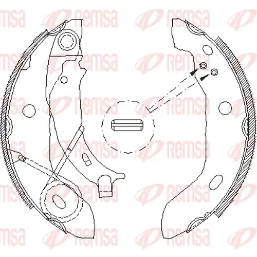 спирачна челюст REMSA 4421.00