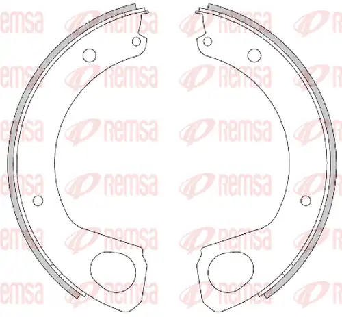 Cпирачна челюст, ръчна спирачка REMSA 4468.00