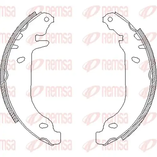 спирачна челюст REMSA 4506.00