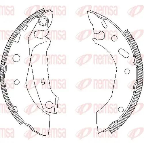 спирачна челюст REMSA 4507.01