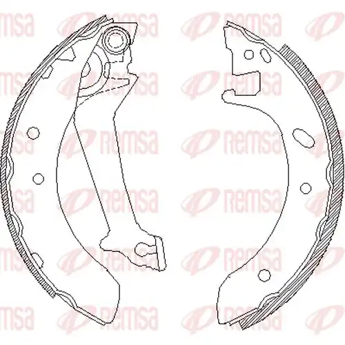 спирачна челюст REMSA 4512.00