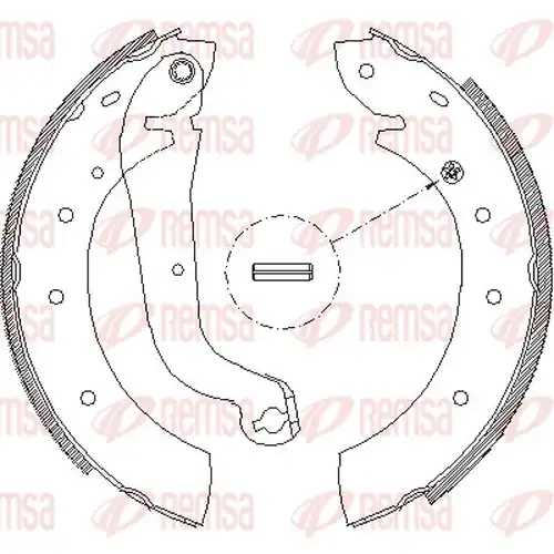 спирачна челюст REMSA 4514.00