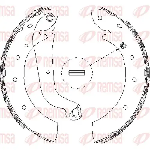 спирачна челюст REMSA 4514.01