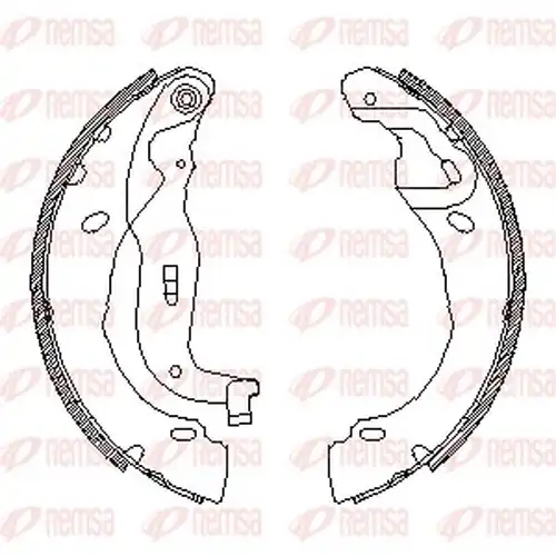 спирачна челюст REMSA 4537.00