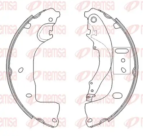 спирачна челюст REMSA 4539.00