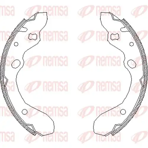 спирачна челюст REMSA 4643.00