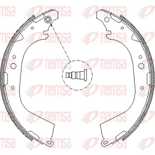 спирачна челюст REMSA 4650.01