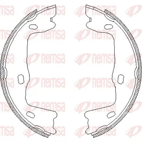 Cпирачна челюст, ръчна спирачка REMSA 4651.00