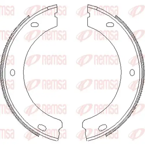 Cпирачна челюст, ръчна спирачка REMSA 4652.00