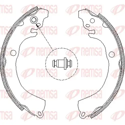 спирачна челюст REMSA 4664.00