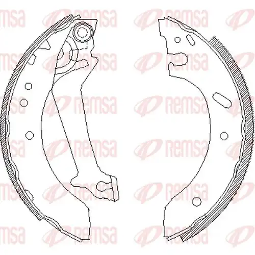 спирачна челюст REMSA 4670.01
