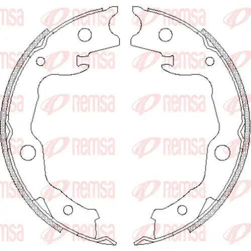 Cпирачна челюст, ръчна спирачка REMSA 4677.00
