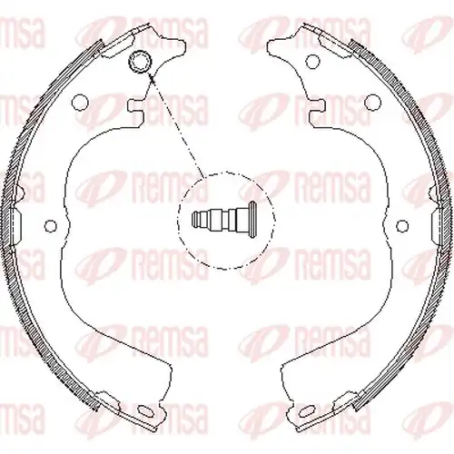 спирачна челюст REMSA 4678.00