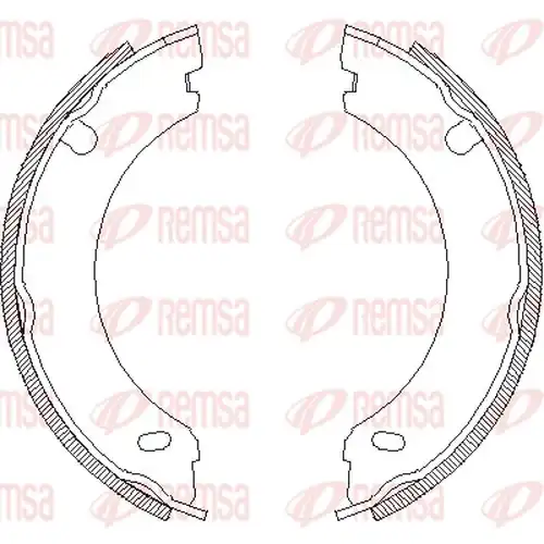 Cпирачна челюст, ръчна спирачка REMSA 4696.00