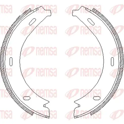 Cпирачна челюст, ръчна спирачка REMSA 4713.00