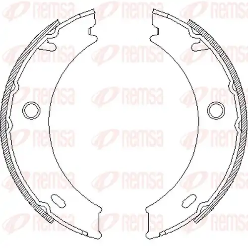 Cпирачна челюст, ръчна спирачка REMSA 4714.01