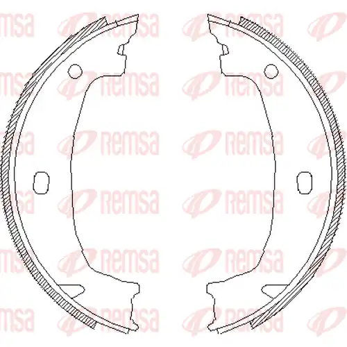 Cпирачна челюст, ръчна спирачка REMSA 4715.00