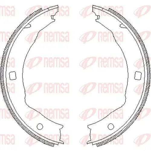 Cпирачна челюст, ръчна спирачка REMSA 4717.00