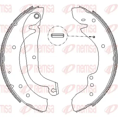 спирачна челюст REMSA 4718.01