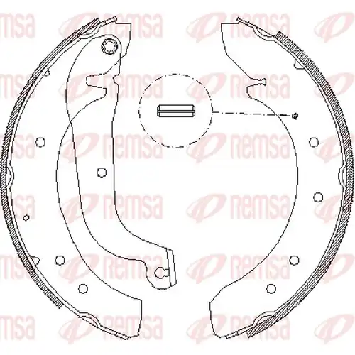 спирачна челюст REMSA 4719.01