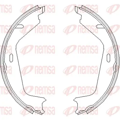Cпирачна челюст, ръчна спирачка REMSA 4726.00