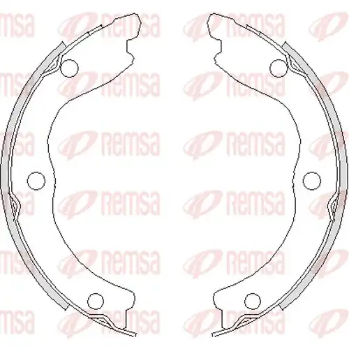 Cпирачна челюст, ръчна спирачка REMSA 4736.00