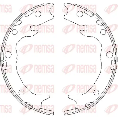 Cпирачна челюст, ръчна спирачка REMSA 4737.00