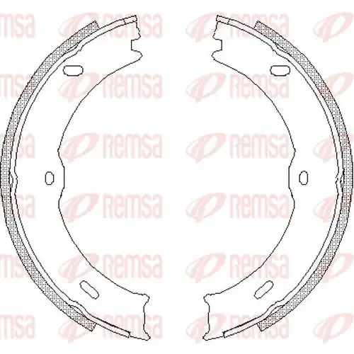 Cпирачна челюст, ръчна спирачка REMSA 4746.00