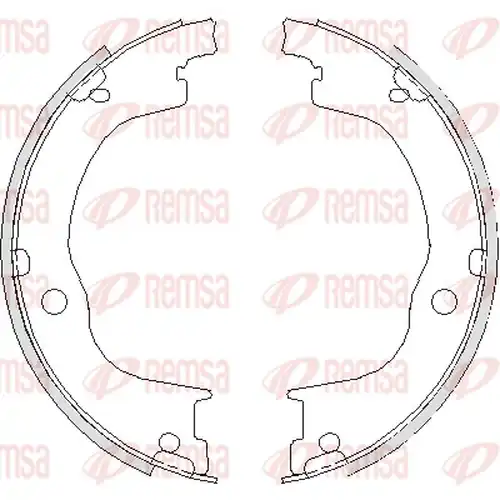 Cпирачна челюст, ръчна спирачка REMSA 4749.00