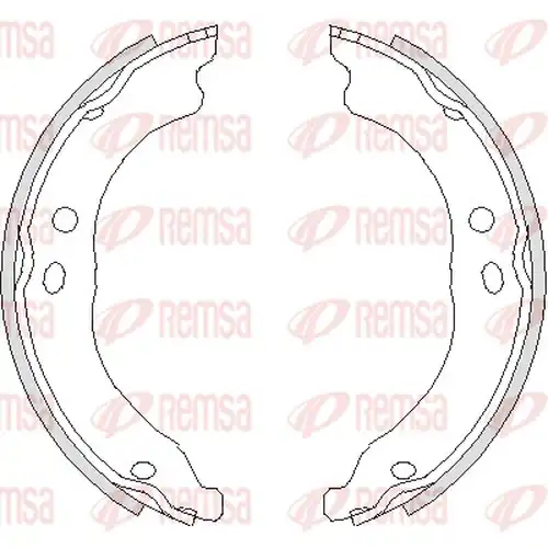 Cпирачна челюст, ръчна спирачка REMSA 4750.00