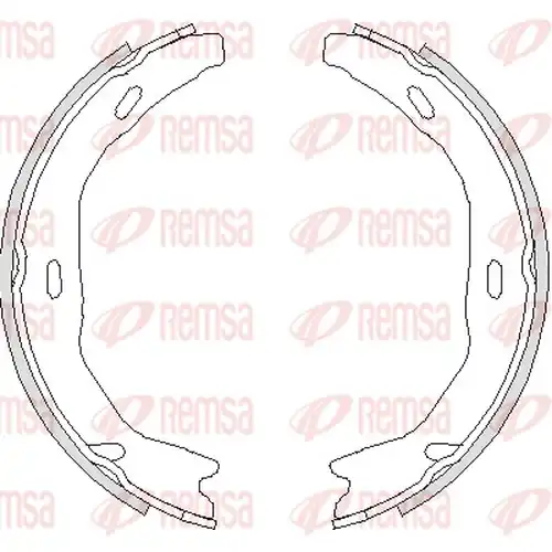Cпирачна челюст, ръчна спирачка REMSA 4751.00