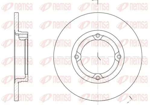 спирачен диск REMSA 6014.00