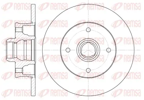спирачен диск REMSA 6024.00