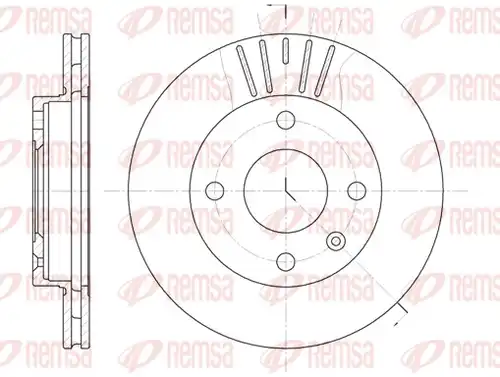 спирачен диск REMSA 6096.10