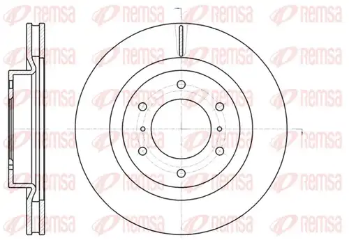 спирачен диск REMSA 61100.10