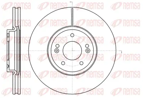 спирачен диск REMSA 61102.10