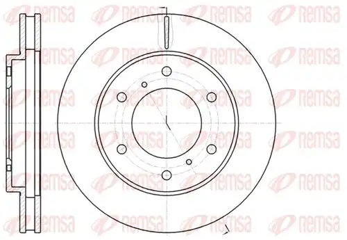 спирачен диск REMSA 61118.10