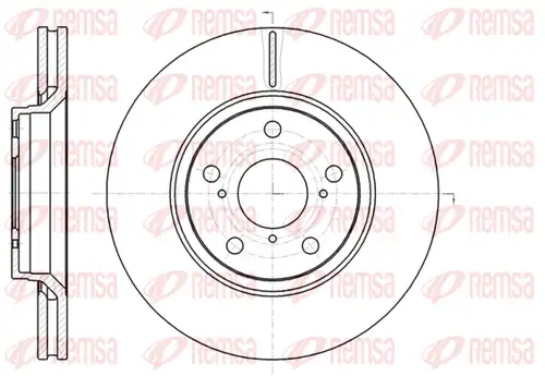 спирачен диск REMSA 61121.10