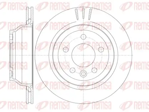 спирачен диск REMSA 61160.10