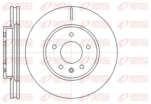 спирачен диск REMSA 61183.10