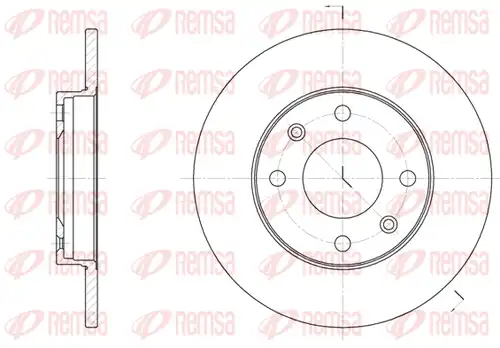 спирачен диск REMSA 6130.00