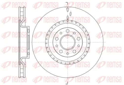 спирачен диск REMSA 61458.10