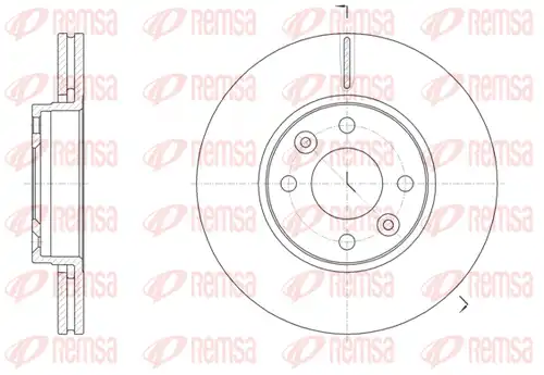 спирачен диск REMSA 61474.10
