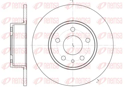 спирачен диск REMSA 6149.00