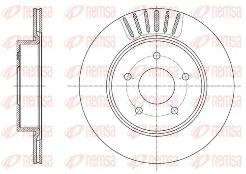 спирачен диск REMSA 61623.10