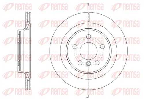 спирачен диск REMSA 61632.10