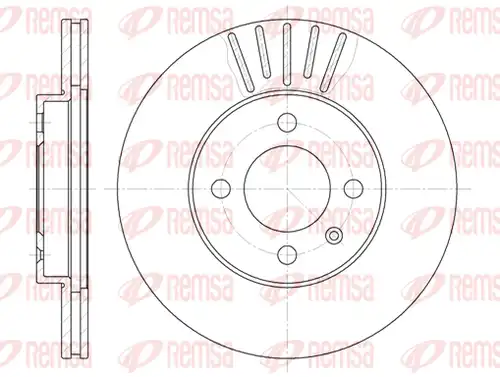 спирачен диск REMSA 6175.10