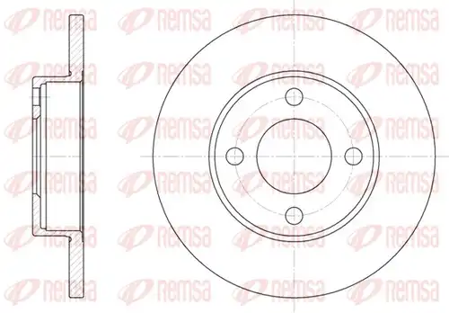 спирачен диск REMSA 6181.00